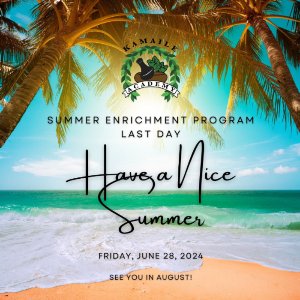 Last Day of Summer Enrichment Program